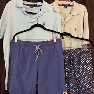 Polo Shirts and Swim Shorts Set